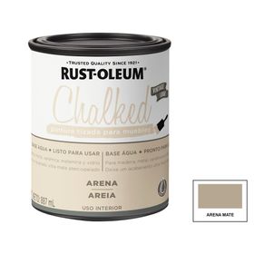 Pintura tizada base agua 887 ml Chalked Interior arena mate
