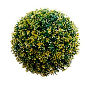 Bola artificial Buxus verde/amarillo