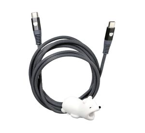 Cable Tipo C a Tipo C 2 m gris