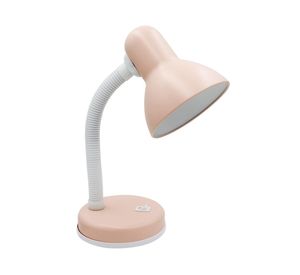Lámpara de escritorio 40W E27 1L Flexible rosa