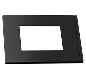 Placa 3 módulos Orión grafito