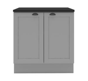 Mueble base cocina 80 cm Premier gris