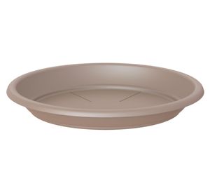 Plato plástico 15 cm Capri taupe