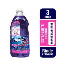 Detergente 3 litros Flores morado