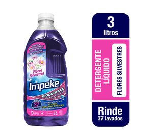 Detergente 3 litros Flores morado