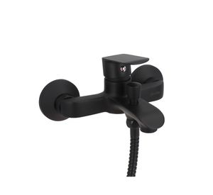 Monomando tina ducha Priego negro mate