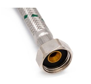 Flexible agua HI-HI 1/2" 40 cm cromo