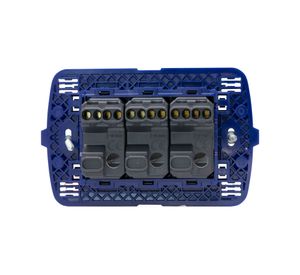 Interruptor 16A semi armado Tech gris