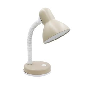 Lámpara de escritorio 40W E27 1L Flexible beige