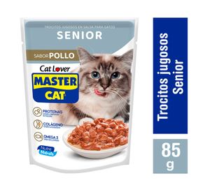 Alimento húmedo gato senior 85 gr pollo