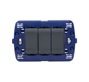 Interruptor 16A semi armado Antracita café