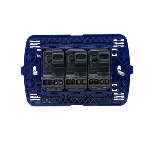 Interruptor 16A semi armado Antracita café