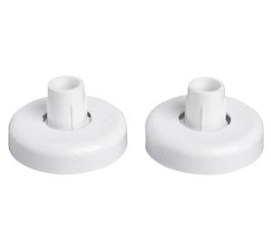 Flanche plástico 19 mm blanco 2 un.