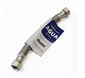 Flexible agua calefont 1/2" 20 cm Hi-Hi cromo