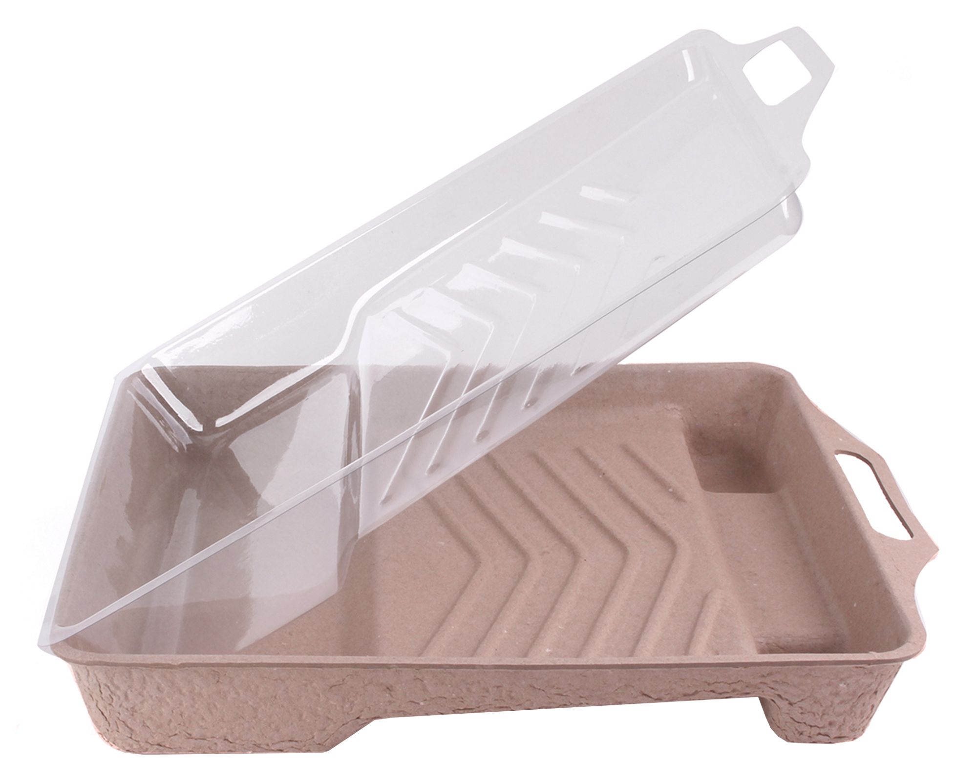 Bandeja Biodeco + 3 insertos 25 cm beige