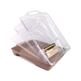 Bandeja Biodeco + 3 insertos 25 cm beige