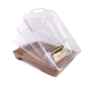 Bandeja Biodeco + 3 insertos 25 cm beige