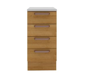 Mueble base cocina 40 cm 4 cajones Minerva Riviera