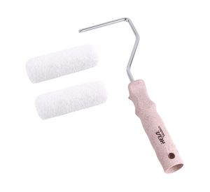 Pack 2 mini rodillos Biodeco 10 cm blanco