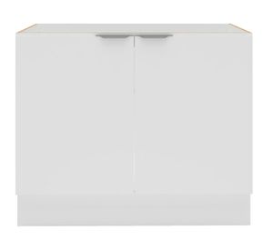 Mueble base cocina 100 cm 2 puertas Milano blanco