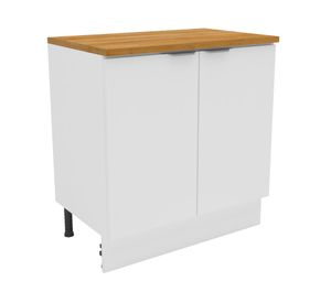 Mueble base cocina 80 cm 2 puertas Milano