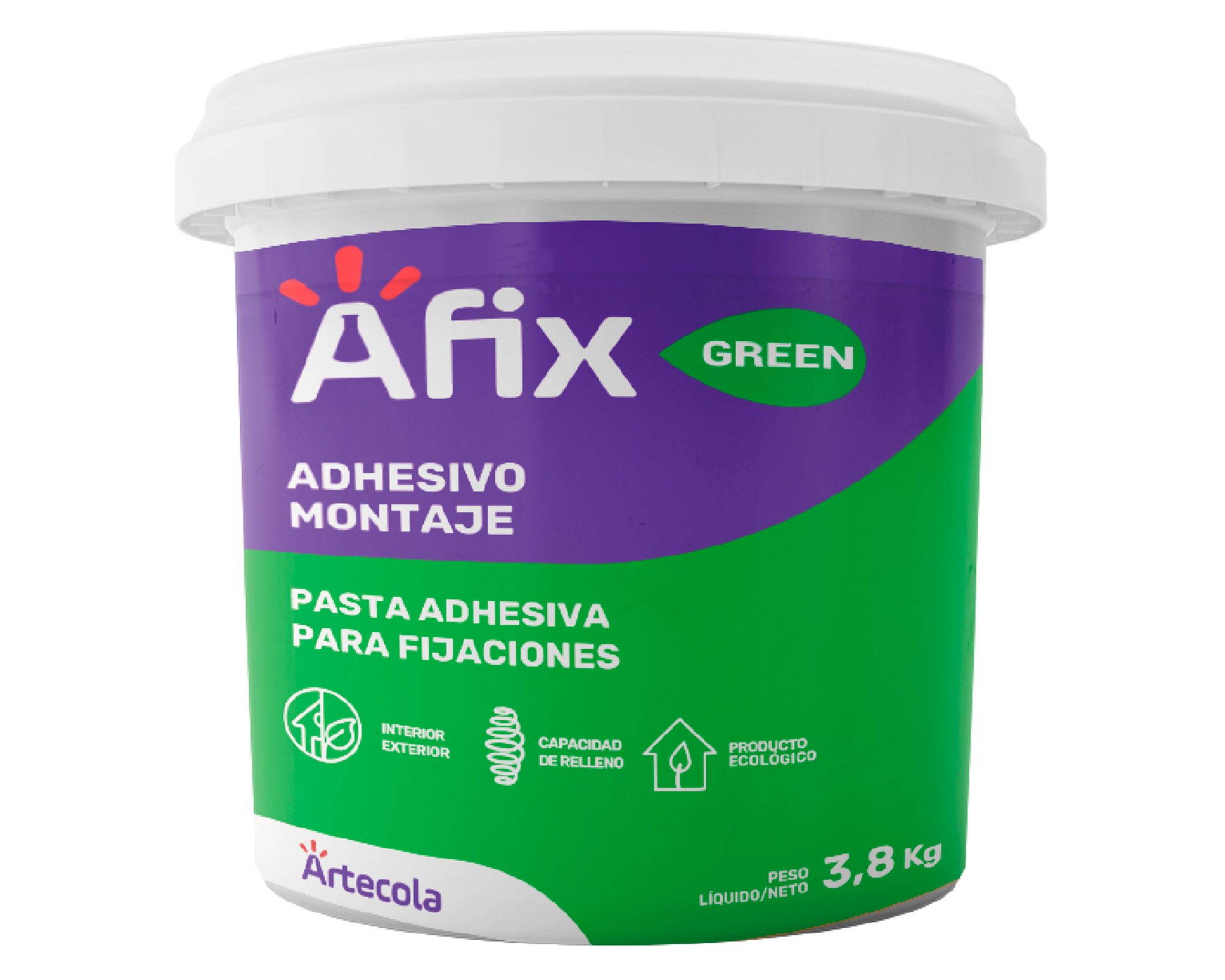 Adhesivo de montaje 3.8 kg blanco