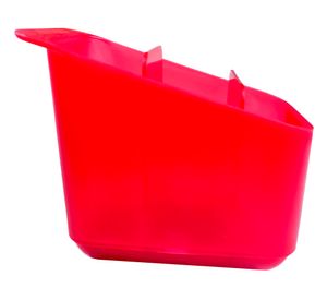 Escurridor de cubiertos 15.3x8.8x13 cm rojo