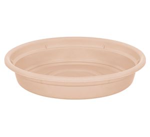 Plato base maceta Dura Kotta N° 6 rosa terra 3x15 cm