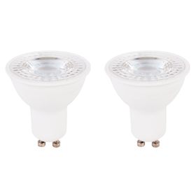 Ampolleta LED 6W GU10 luz fría 2 unidades