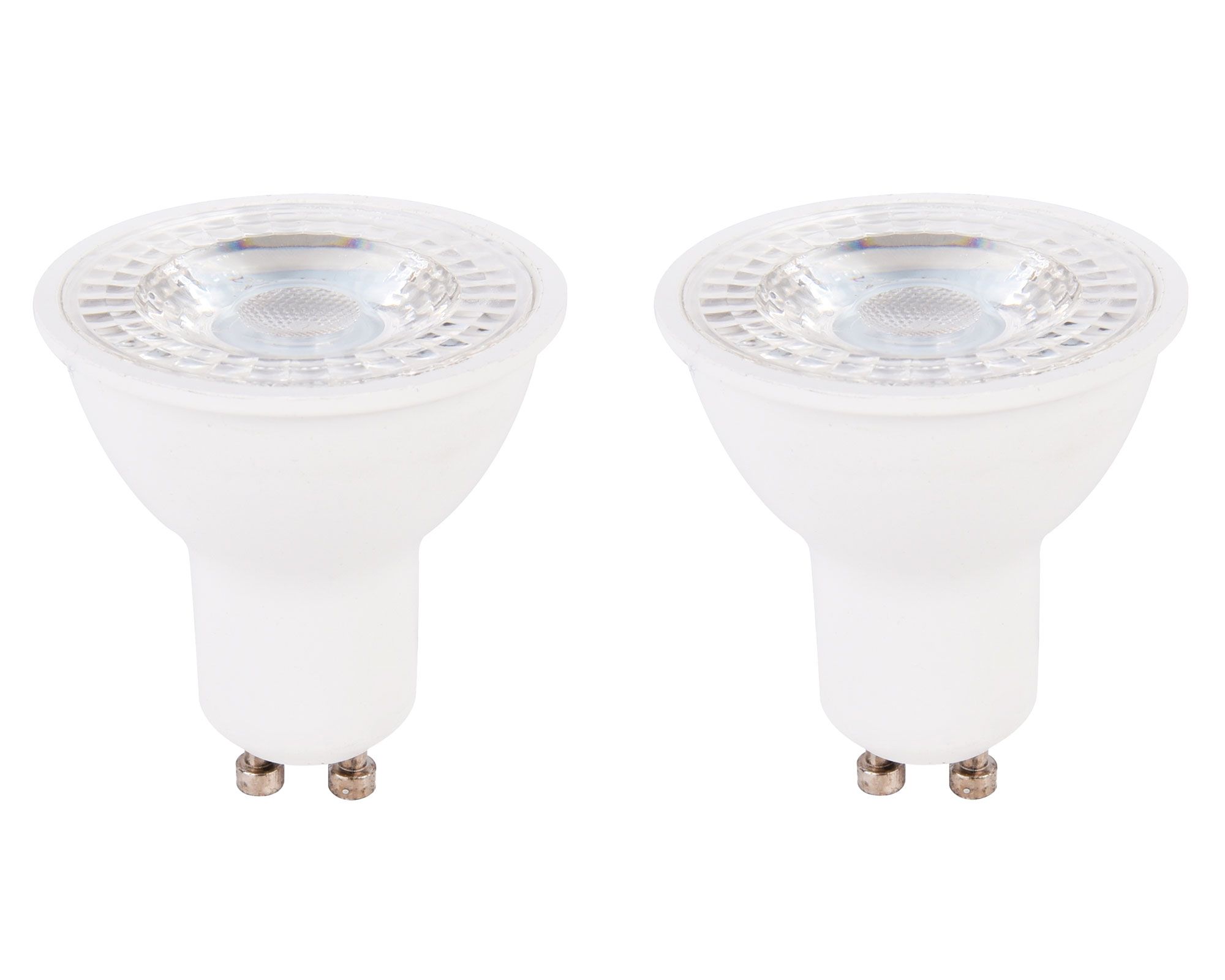 Ampolleta LED 6W GU10 luz fría 2 unidades