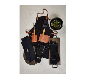 Guantes cuero parrilleros