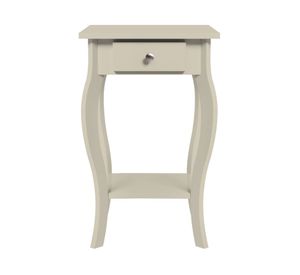 Velador Santa Lucia 60x38x38 cm 1 cajón beige