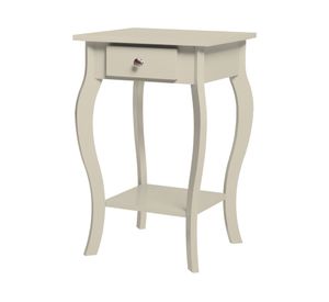 Velador Santa Lucia 60x38x38 cm 1 cajón beige