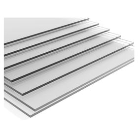 Plancha acrílica 2 mm 60x80 cm transparente