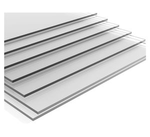 Plancha acrílica 2 mm 60x80 cm transparente