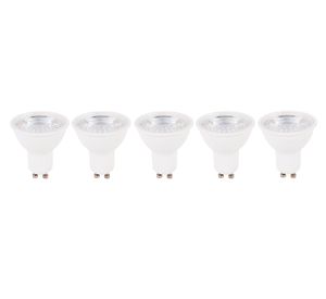 Ampolleta LED 6W GU10 luz cálida 5 unidades