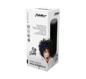 Parlante bluetooth big party negro mate