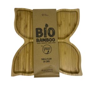 Tabla aperitivos 28 cm Bio Bamboo madera