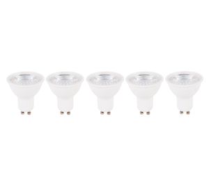 Ampolleta LED 6W GU10 luz fría 5 unidades