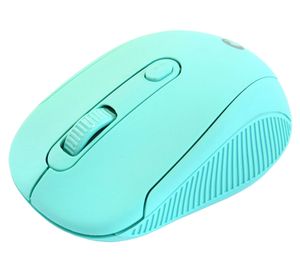 Mouse óptico inalámbrico verde menta