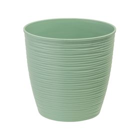 Macetero 18 cm estilo Piedra green terra