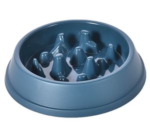 Plato mascota Anti ahogo azul 500 ml