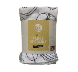 Paño microfibra 30x30 cm Pequeño 5 piezas