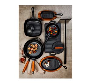 Grill con asa hierro