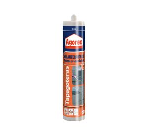 Sellador butílico 310 ml Tapagoteras blanco Agorex