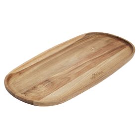 Plato piqueo 41x21 cm acacia