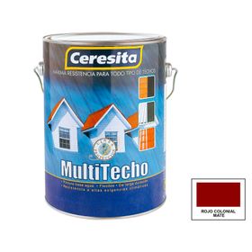 Pintura techo Multitecho 1 GL rojo colonial mate