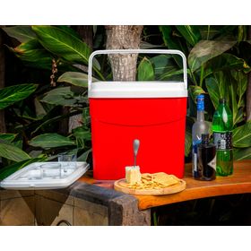 Cooler Alaska rojo 35 litros