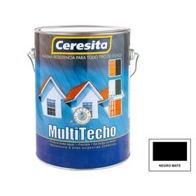 Pintura techo Multitecho 1 GL negro mate