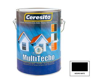 Pintura techo Multitecho 1 GL negro mate